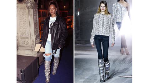 ysl disco ball boots|Rihanna Wears YSL Disco Ball Boots From Last Week's Show.